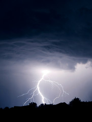 Wall Mural - lightning