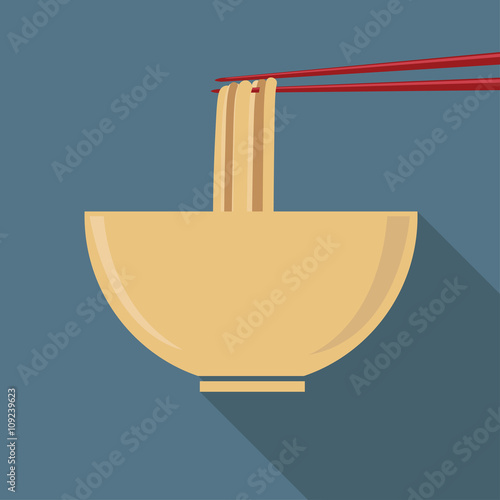 Board z aluminiowym obramowaniem Kubek z makaronem ramen z chopstrick