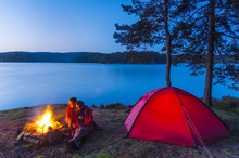 Couple Camping