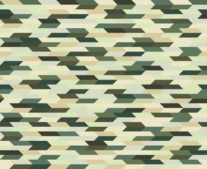 Canvas Print - Polygonal Camouflage Seamless Pattern
