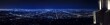 Los Angeles city skyline panorama at night with Griffith observatory on the right
