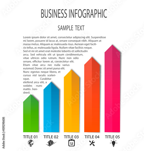 Infographic - Vector Template - Acquista questo vettoriale stock ed