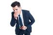 © Catalin Pop - Businessman feeling sick from indigestion or food poisoning