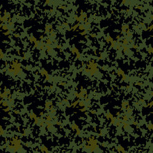Camouflage Khaki Seamless Pattern, Texture