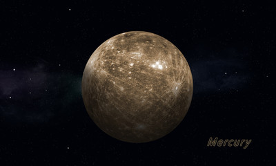 Wall Mural - solar sysytem planet mercury
