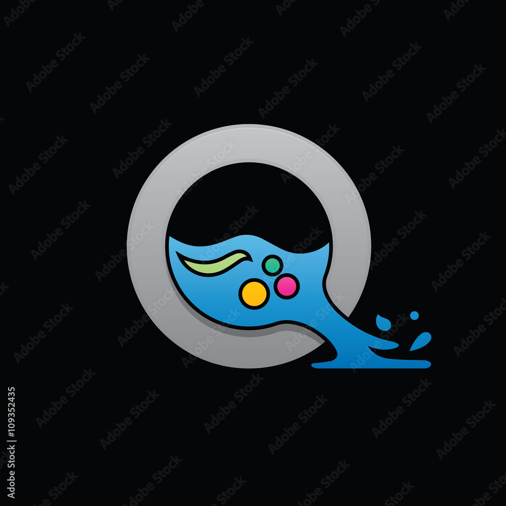 Aqua Lab Logo Concept Stock Vector | Adobe Stock