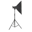 © exopixel - Studio flash on a stand over isolated white background