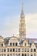 City Hall is seen from the Mont des Arts, Brussels, Belgium 