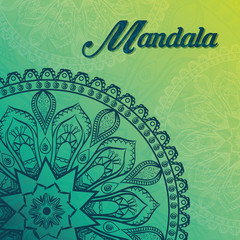 Wall Mural - Mandala design. bohemic concept 