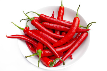 Poster - Centered Bowl of Chilli Peppers