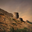 Cembalo Fortress in Balaklava, Crimea. Cembalo - Genoese fortress in the territory of Balaklava, a suburb of Sevastopol. 