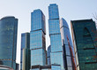 Moscow City Business centre.
New skyscrapers. Blue sky background.
Skyscrapers of the International Business Center (City), Moscow, Russia
