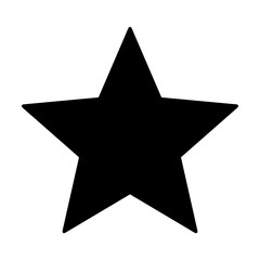 star rating, movie star or favorite flat icon for apps and websites