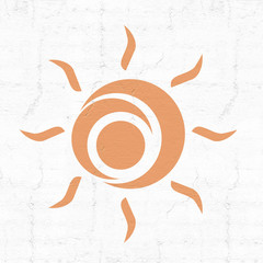 Sticker - imaginative sun