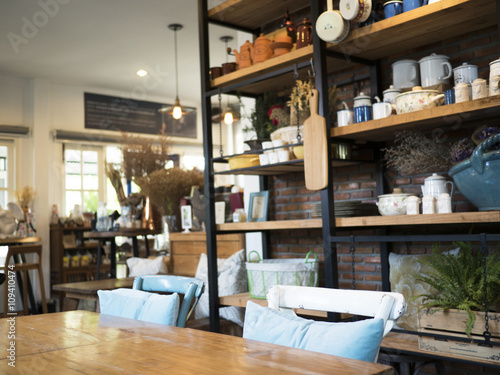 Vintage Cafe Decoration Buy This Stock Photo And Explore