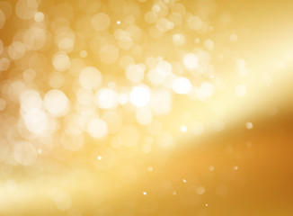 Wall Mural - festive abstract background with bokeh defocused lights