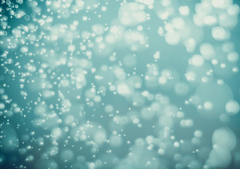 Wall Mural - abstract winter bokeh