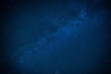 Wall Mural - Milky way on the dark night sky