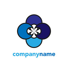  Abstract Vector Logo Design Template. Creative Concept Icon