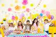 © Africa Studio - Happy group of children having fun at birthday party
