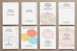 © palau83 - Corporate identity vector templates set with doodles social network theme
