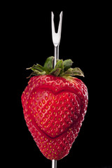 Sticker - strawberry on stick