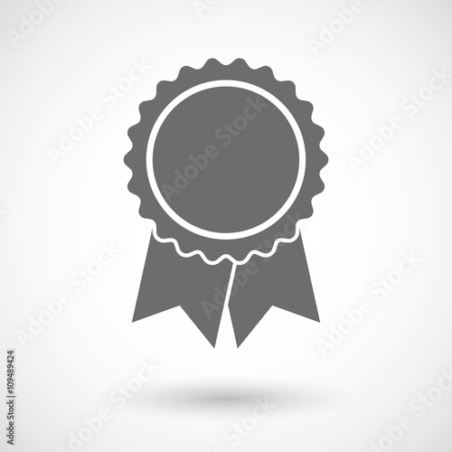 Fotografía Isolated vector illustration of a ribbon award
