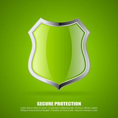 Poster - Shield secure protection poster