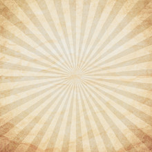 Grunge Sunburst Vintage Background And Texture With Space