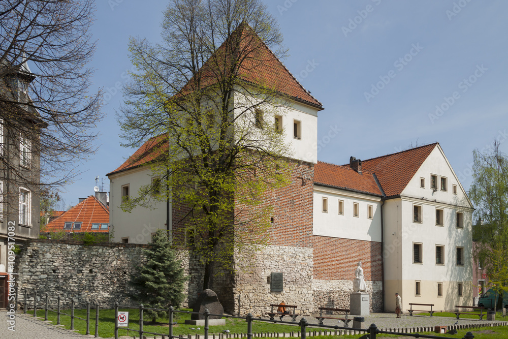 Obraz na płótnie Poland, Upper Silesia, Gliwice, Piast Castle w salonie