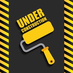 Poster - under construction design 