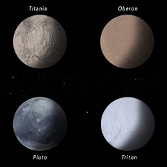 Wall Mural - space moons