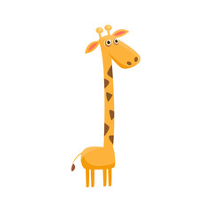 Sticker - Giraffe Funny Illustration