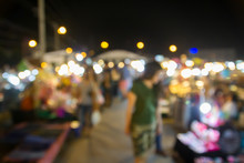 Abstract Blur Focus Night Market