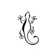 Vector of Gecko lizard for tattoo