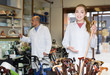 © JackF - Two doctors posing in orthopaedic shop