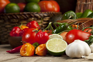 Poster - assorted vegetables and herbs