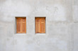 © Dontree - wood window on the cement wall