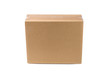 © pookpiik - Closed cardboard Box or brown paper package box isolated with so