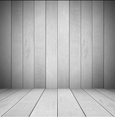 Wall Mural - Grey wood room texture background