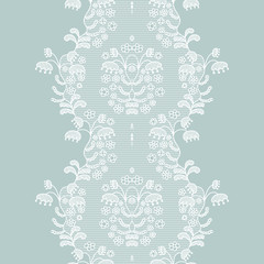 Canvas Print - Lacy vintage trim.