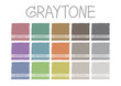 Graytone Color Tone with Code Vector Illustration