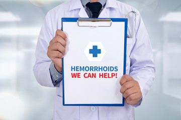 Wall Mural - HEMORRHOIDS WE CAN HELP!