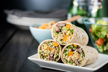 Poster - Vegan Quinoa Wraps