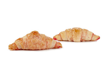 close up image of two croissants