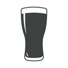 Beer glass icon iweb sign symbol logo label