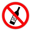 znak zakaz spożywania alkoholu
