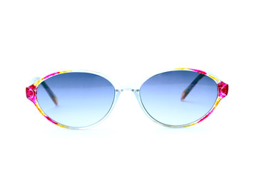 Image of sunglasses on a white background.