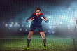 © Leo Lintang - Goalkeeper in front of goalpost