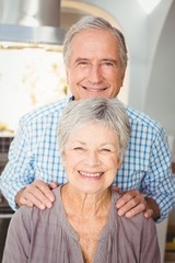 Wall Mural - Portrait of cheerful senior couple